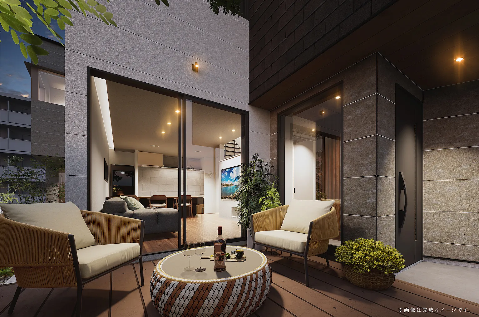 福岡市南区プロスぺリテ井尻Ⅵ新築戸建てのコンセプトハウス2号地内観写真